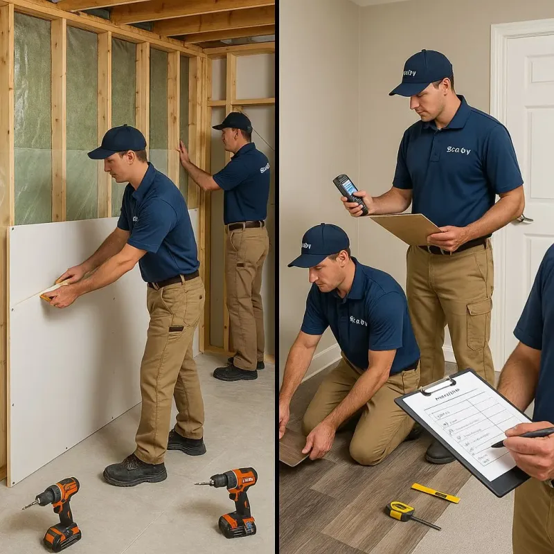 Repairs and Reconstruction process in Gap, PA